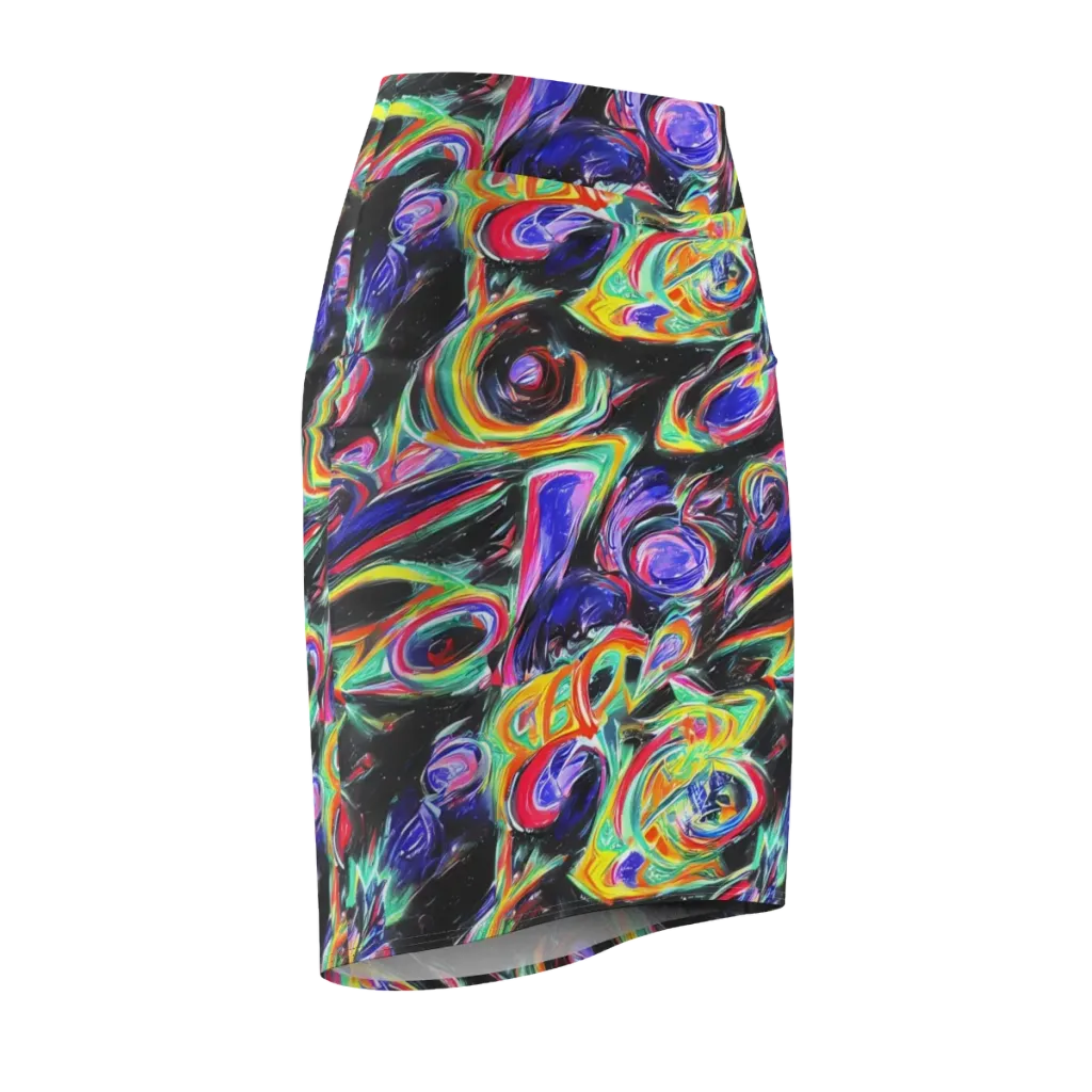 Afterdark Aura on Pencil Skirt — Front Side