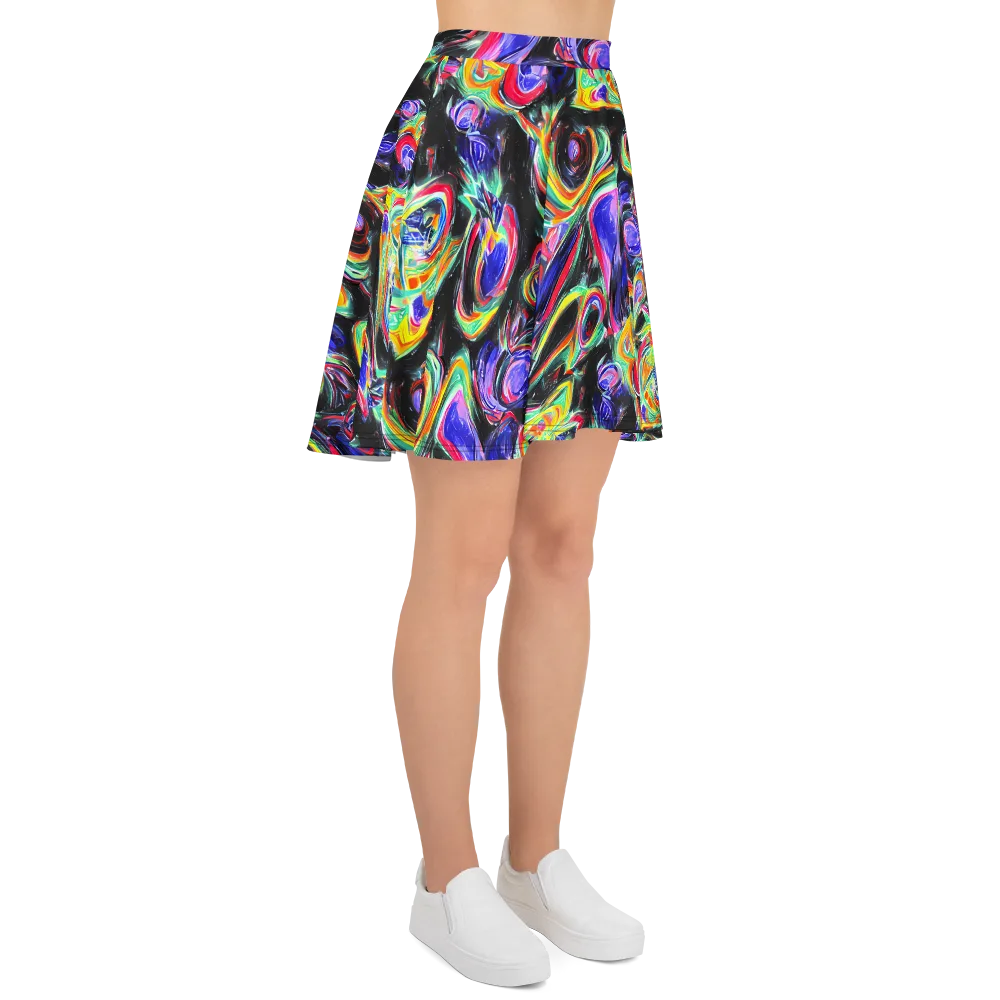 Afterdark Aura on Skater Skirt — Right
