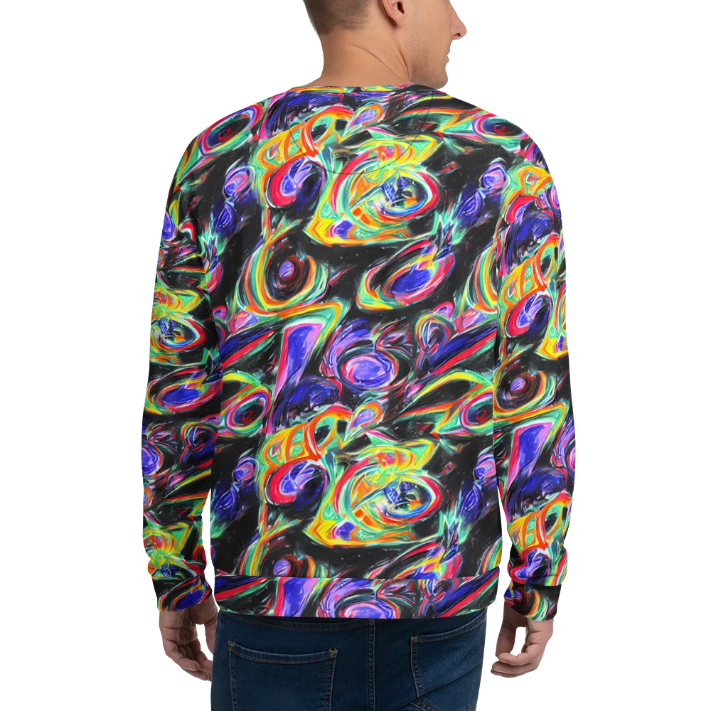 Afterdark Aura on Sweatshirt — Back