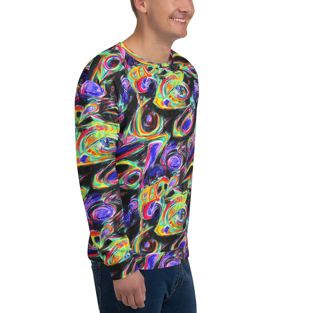 Afterdark Aura on Sweatshirt — Right Front