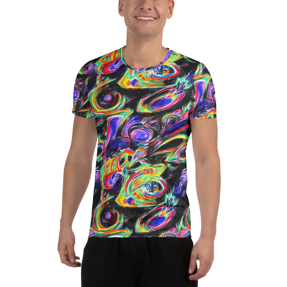 Afterdark Aura on Men's Athletic T-Shirt — Front