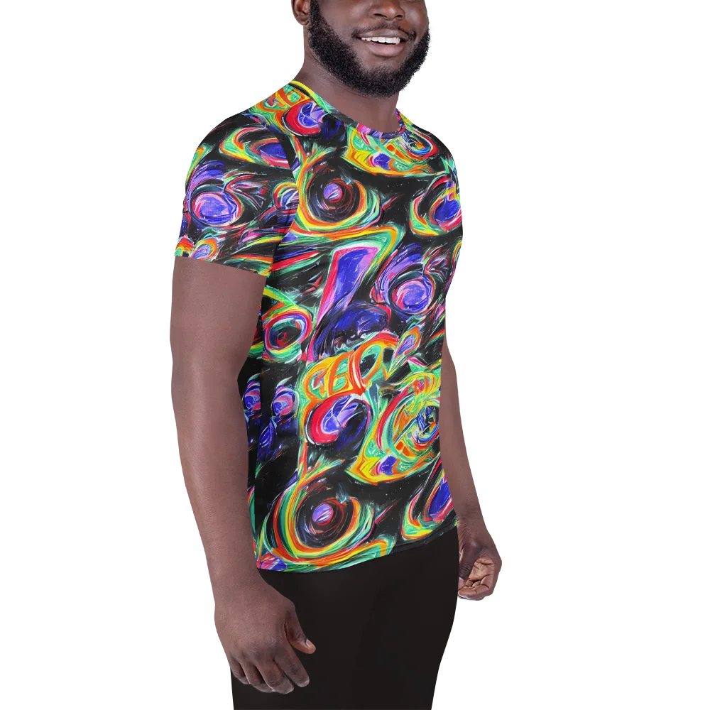 Afterdark Aura on Men's Athletic T-Shirt — Right
