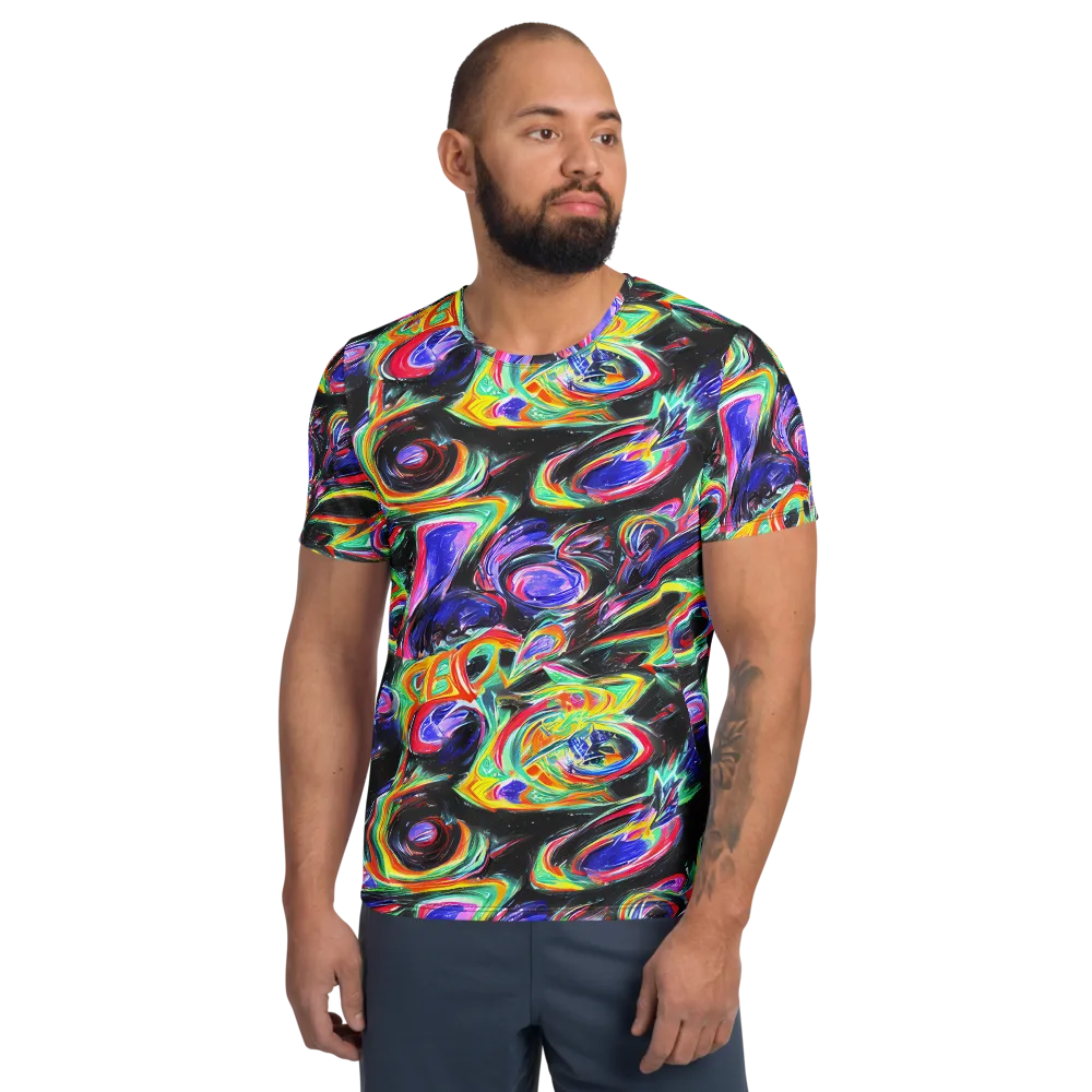 Afterdark Aura on Men's Athletic T-Shirt — Front