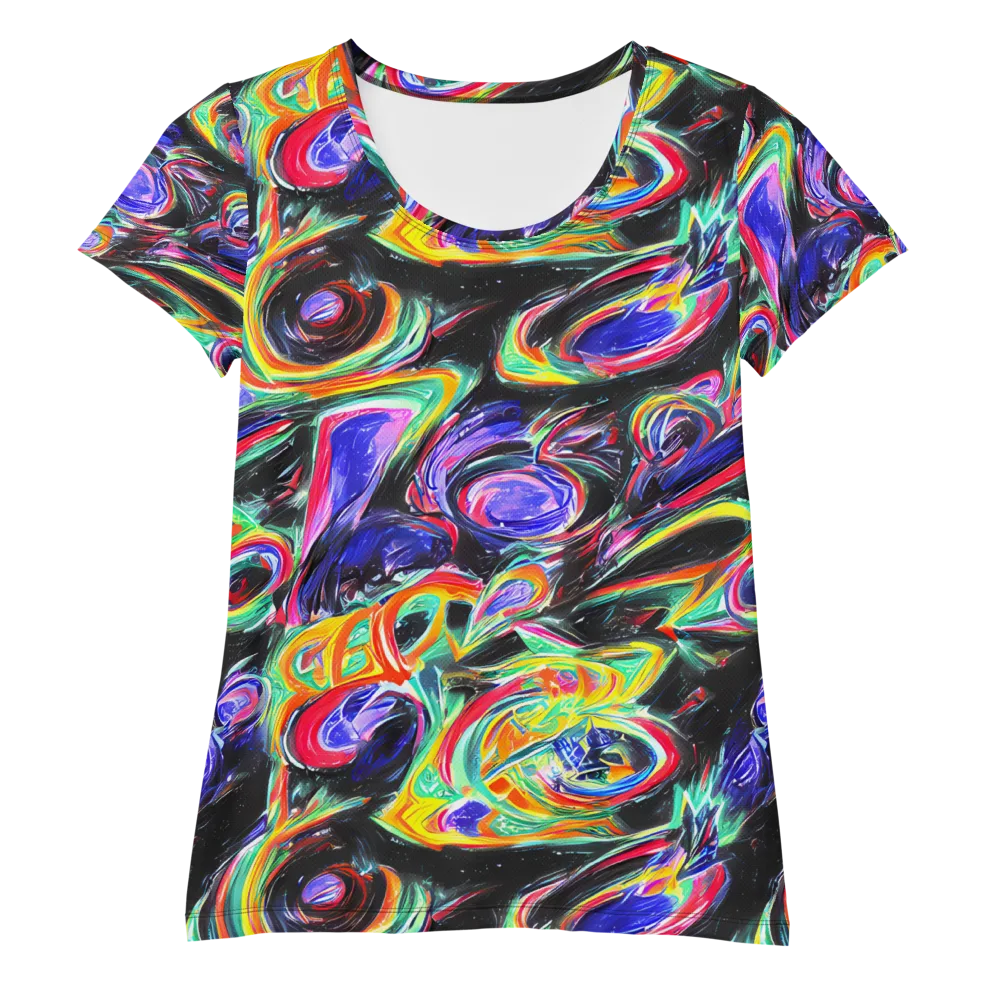Afterdark Aura on Women's Athletic T-Shirt — Front