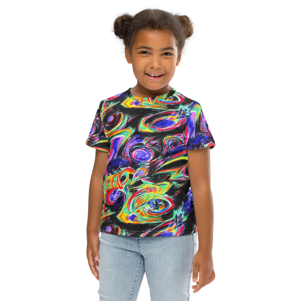 Afterdark Aura on Kids Crew Neck T-Shirt — Front