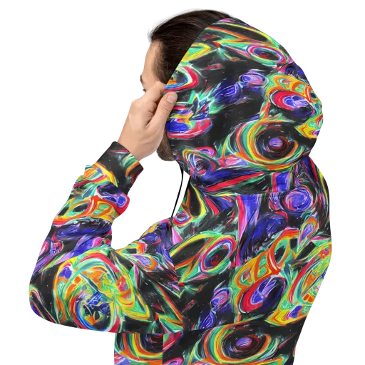 Afterdark Aura on a Hoodie