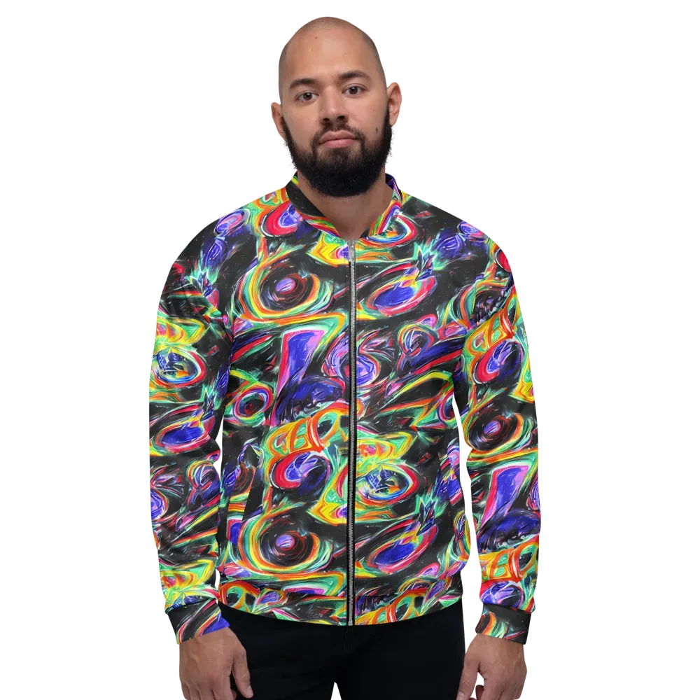 Afterdark Aura on Bomber Jacket — Front