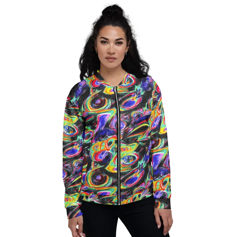 Afterdark Aura on Bomber Jacket — Front