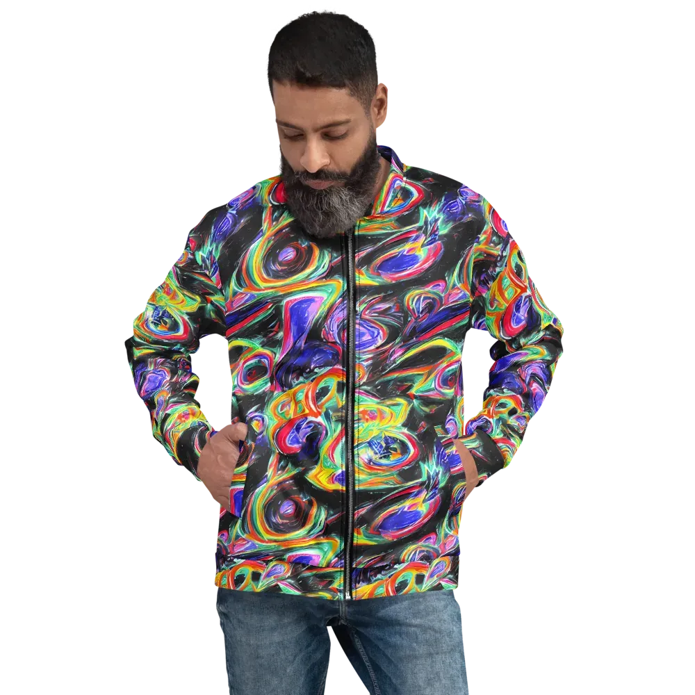 Afterdark Aura on Bomber Jacket — Front