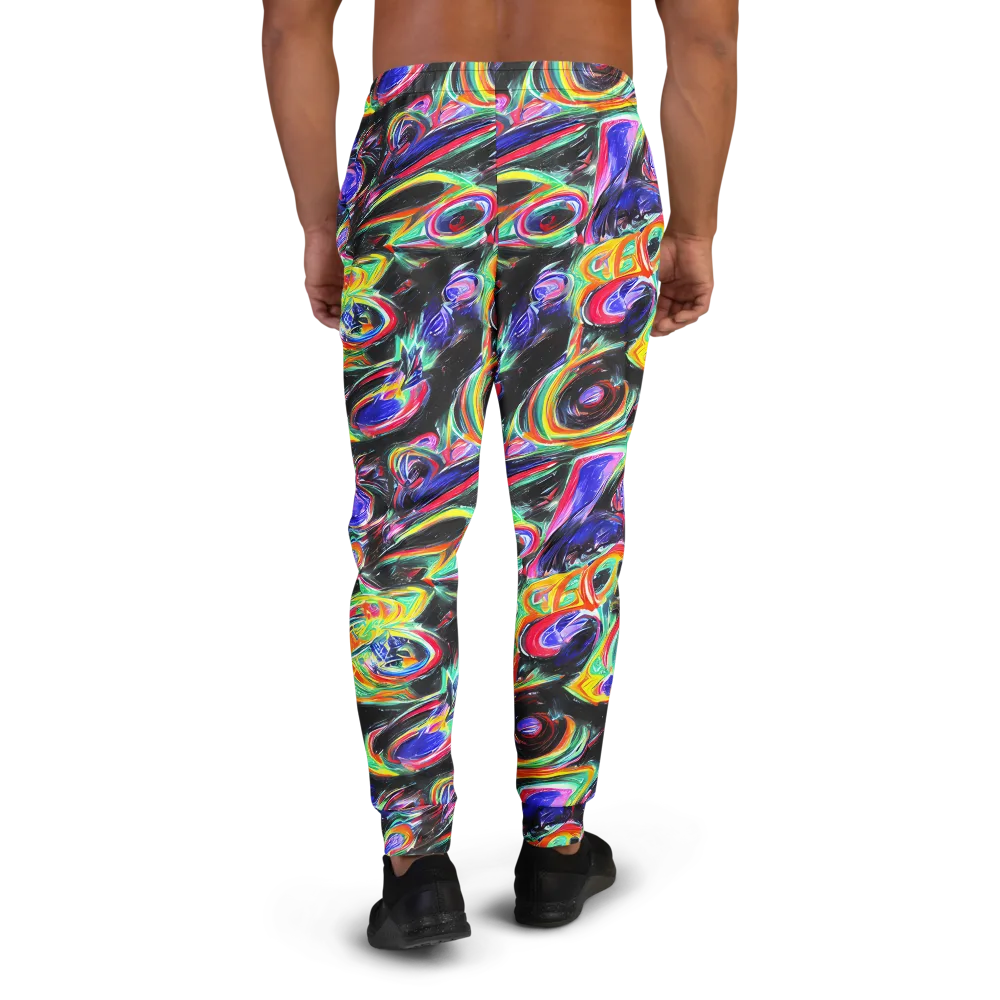 Afterdark Aura on Men's Joggers — Back