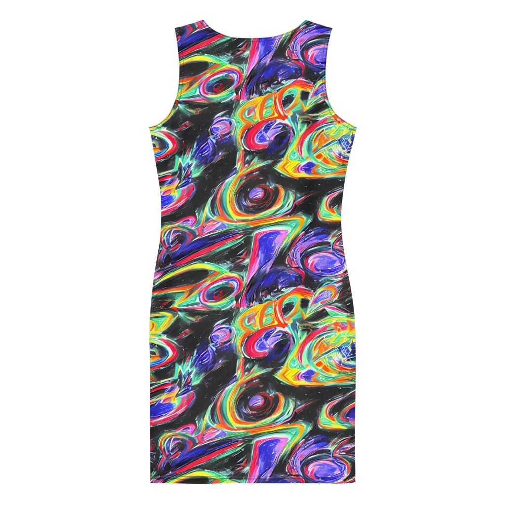 Afterdark Aura on Bodycon Dress — Back