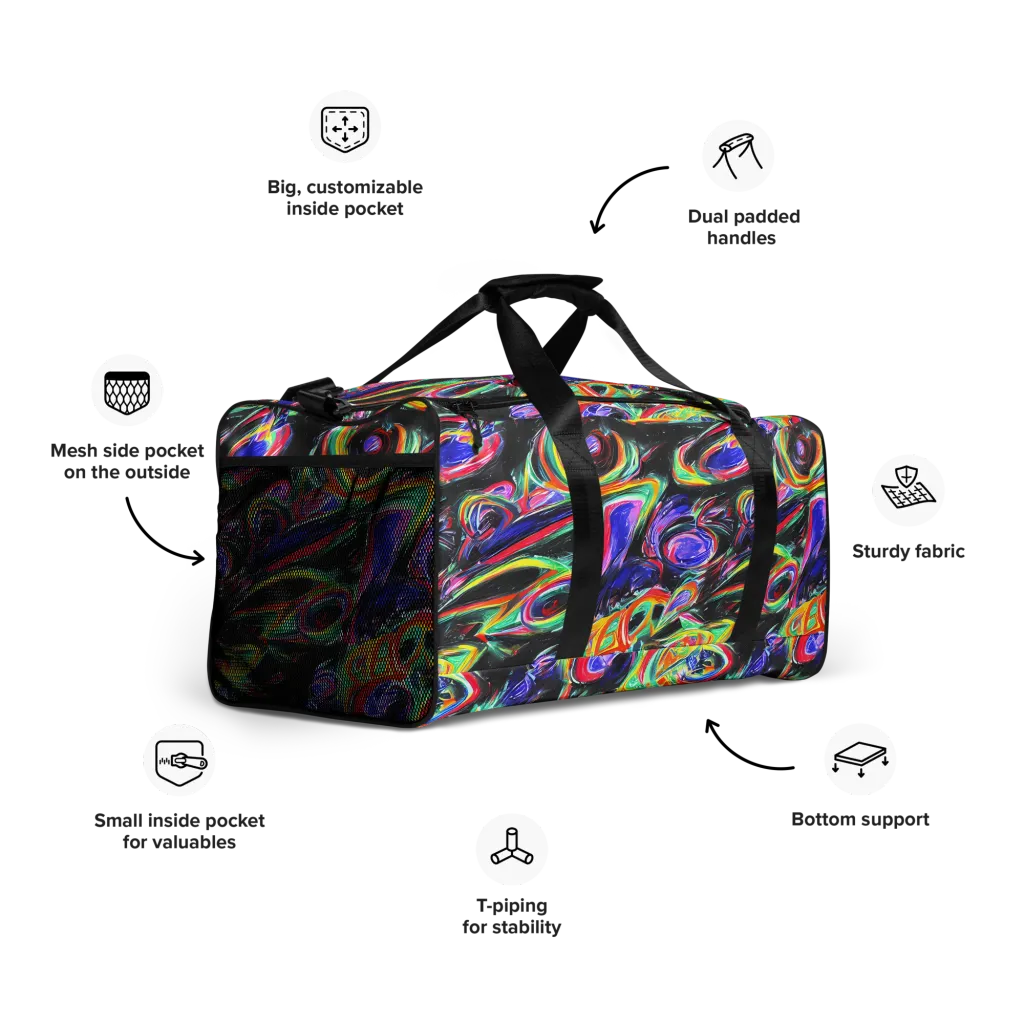Afterdark Aura on Duffle Bag — Right Front