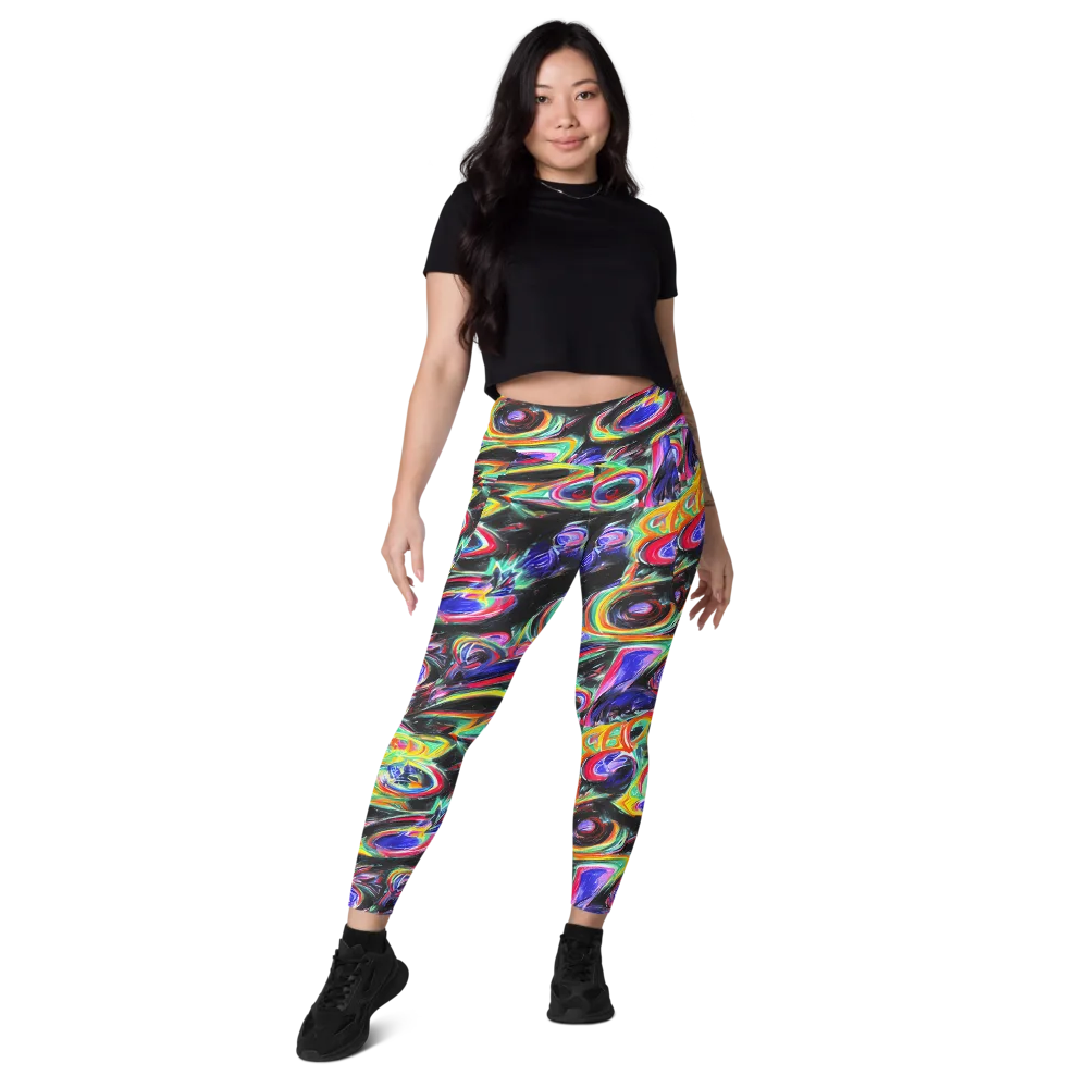 Afterdark Aura on Leggings with Pockets — Front