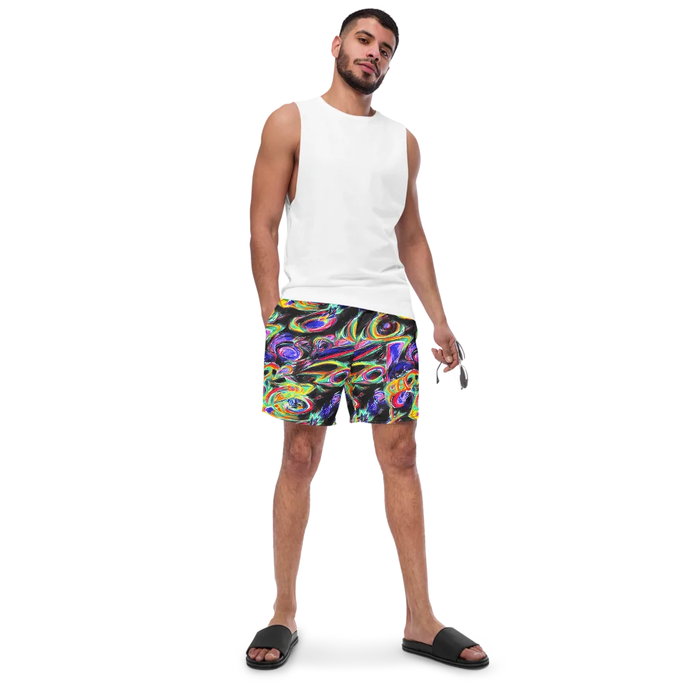 Afterdark Aura on Swim Trunks — Front