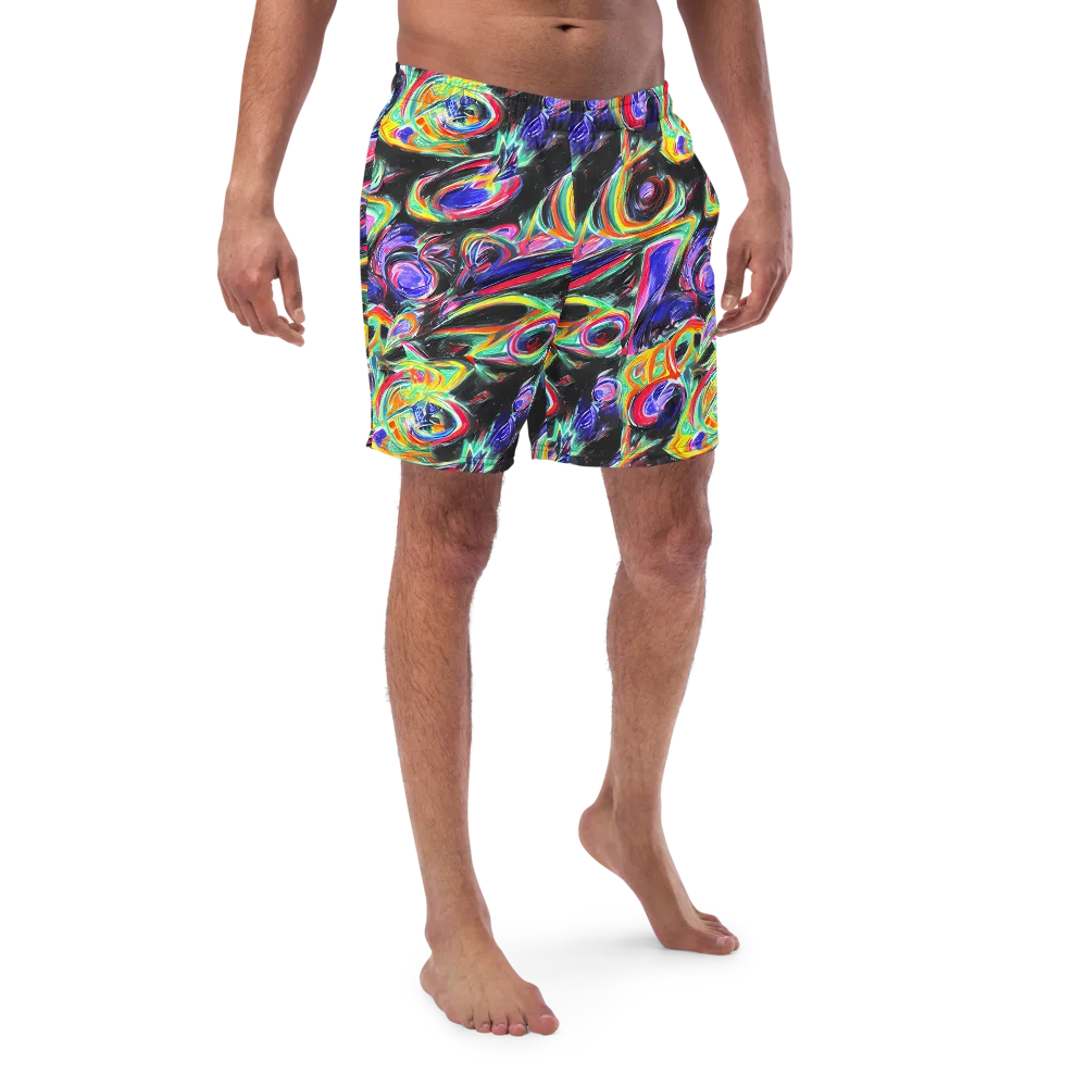 Afterdark Aura on Swim Trunks — Front
