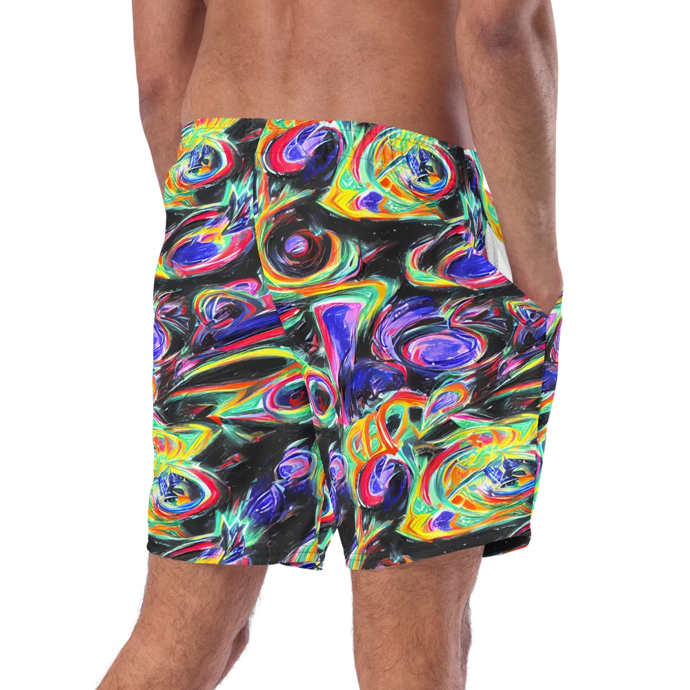 Afterdark Aura on Swim Trunks — Right Back
