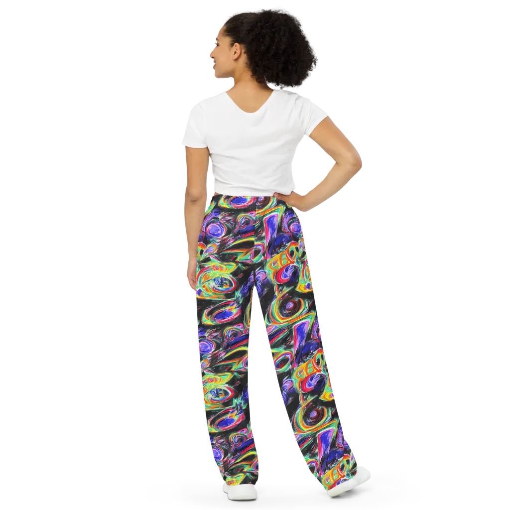 Afterdark Aura on Wide-Leg Pants — Back