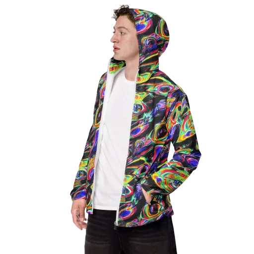 Afterdark Aura on a Men's Windbreaker