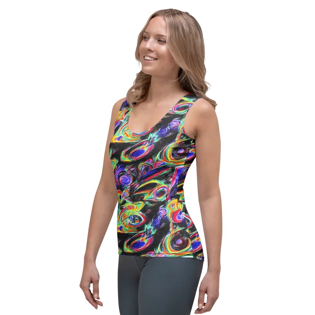 Afterdark Aura on Women's Tank Top — Left Front
