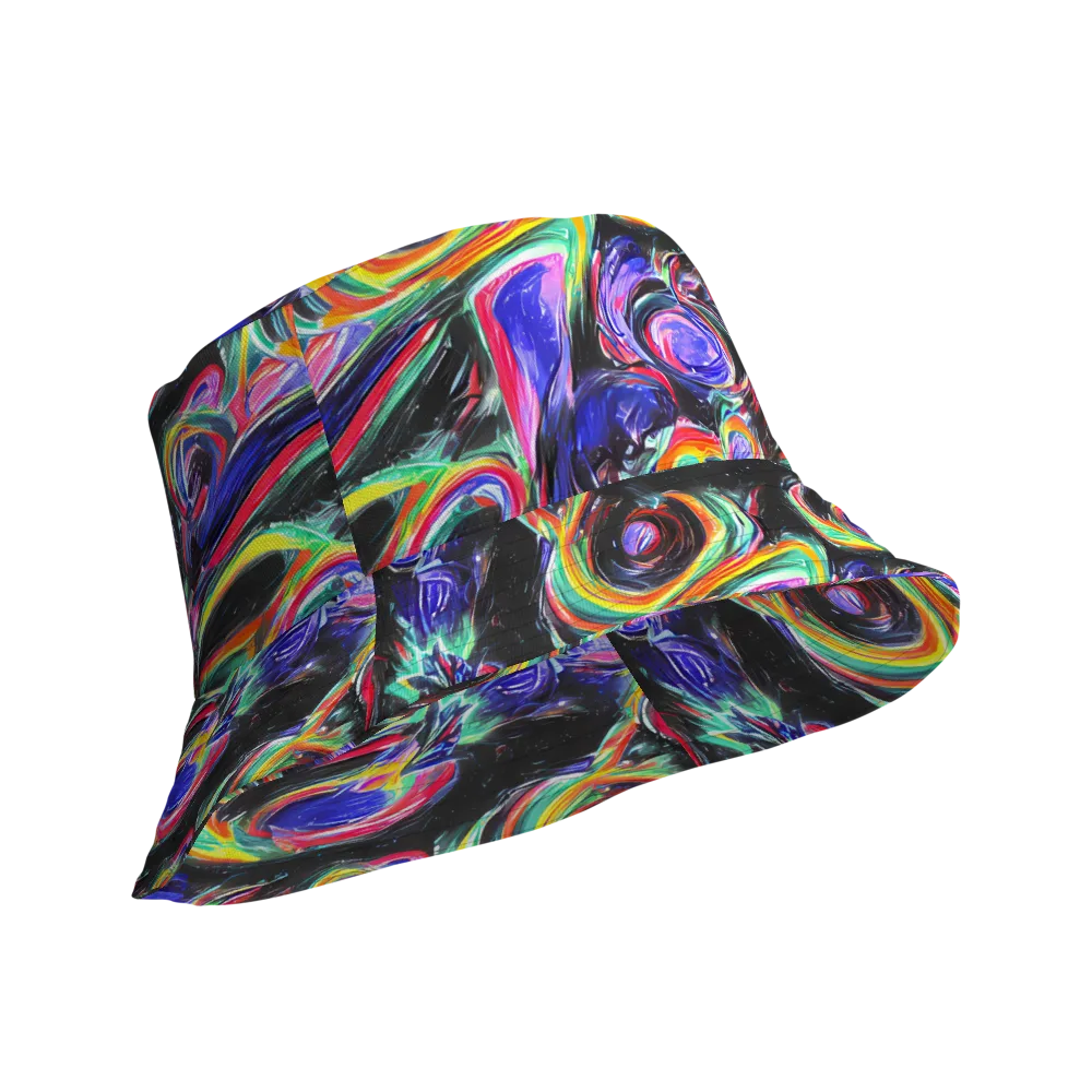 Afterdark Aura on Reversible Bucket Hat — Product details Outside