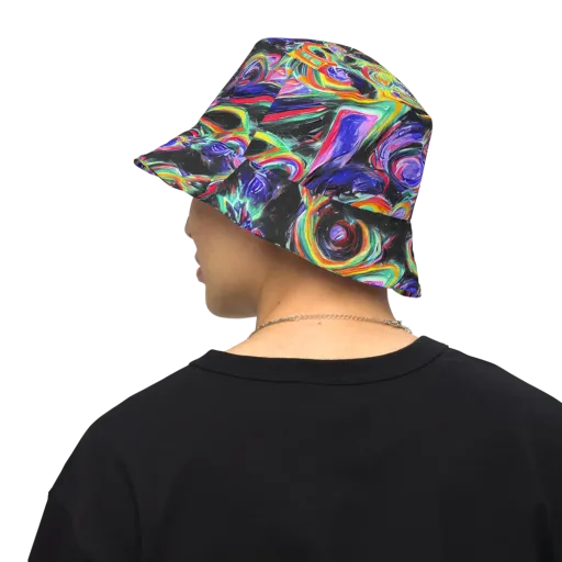 Afterdark Aura on a Reversible Bucket Hat