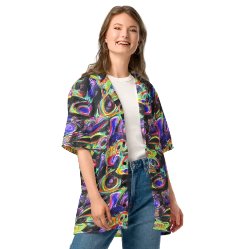 Afterdark Aura on a Button Shirt