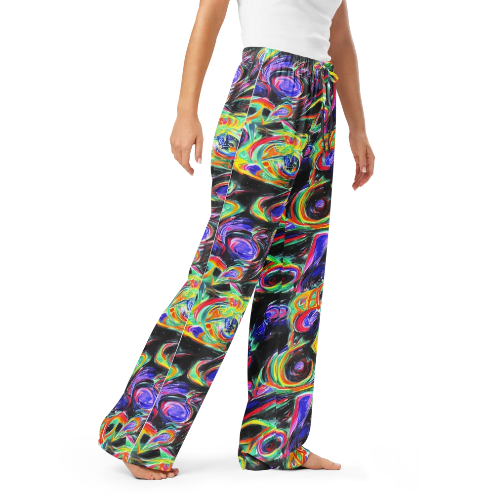 Afterdark Aura on Women's Pajama Pants — Right Front