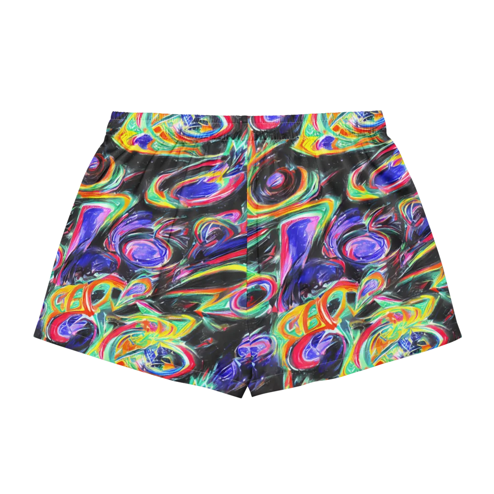 Afterdark Aura on Women's Pajama Shorts — Back