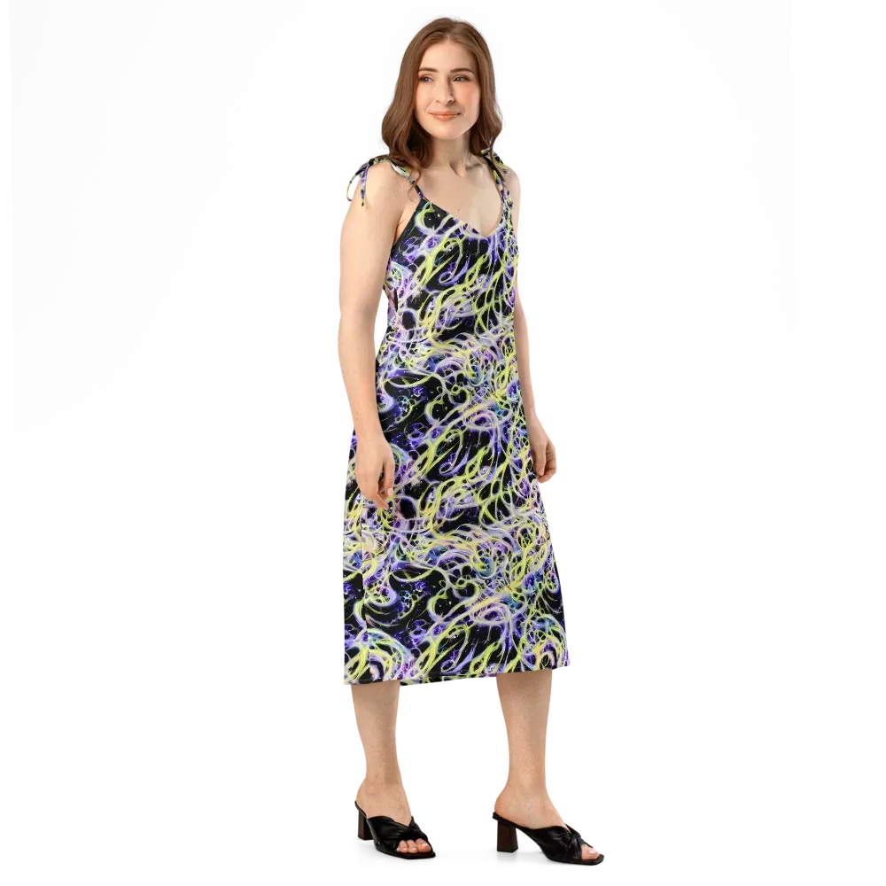 Galactic Liquefaction on Slip Dress — Right Front