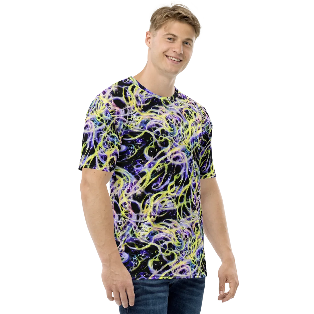 Galactic Liquefaction on Men's Crew Neck T-Shirt — Right