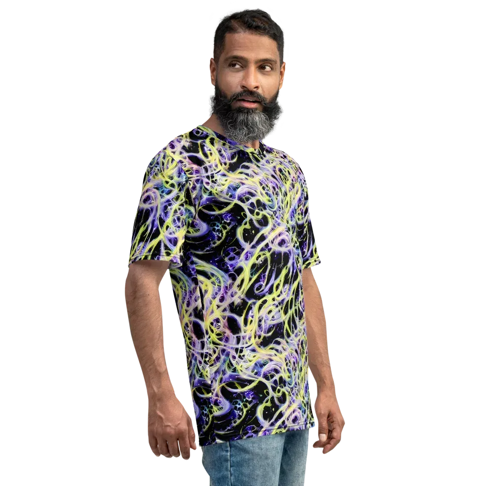 Galactic Liquefaction on Men's Crew Neck T-Shirt — Right