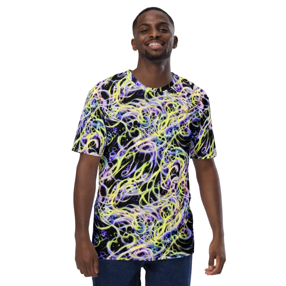 Galactic Liquefaction on Men's Crew Neck T-Shirt — Front