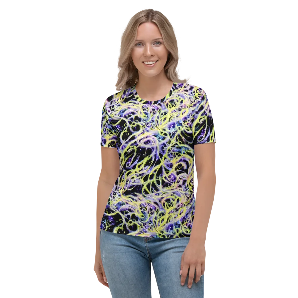 Galactic Liquefaction on Women's Crew Neck T-Shirt — Front