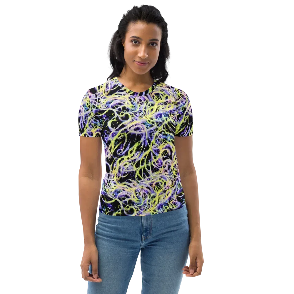 Galactic Liquefaction on Women's Crew Neck T-Shirt — Front