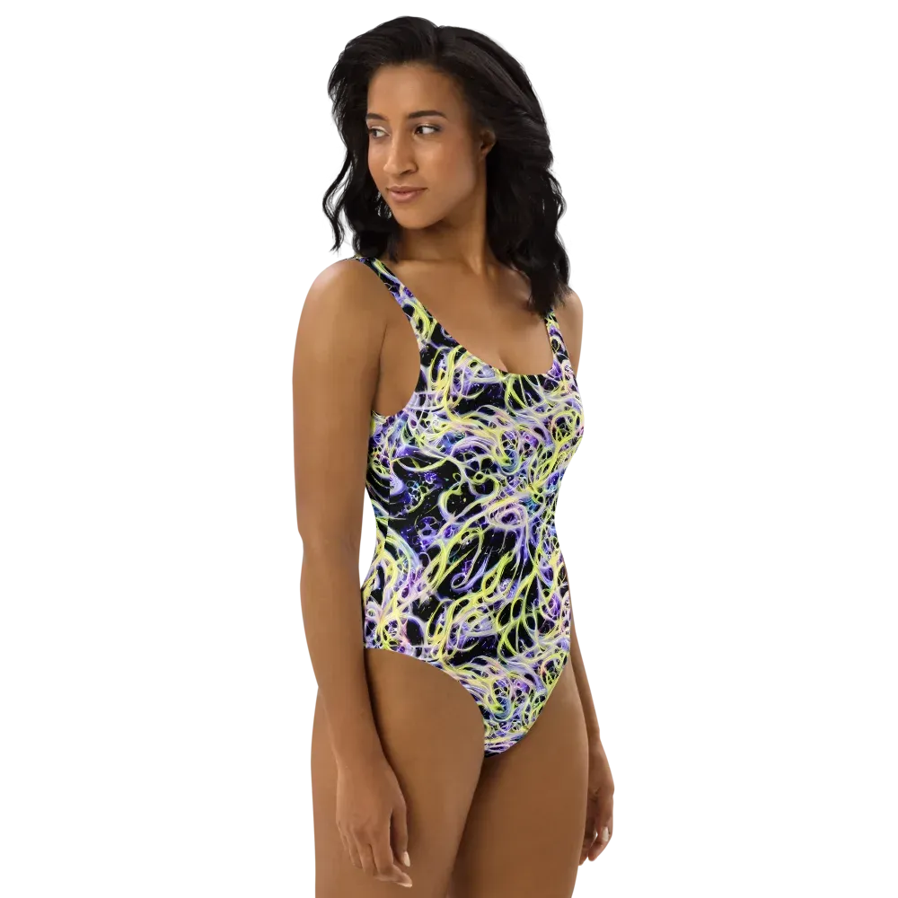 Galactic Liquefaction on One-Piece Swimsuit — Right