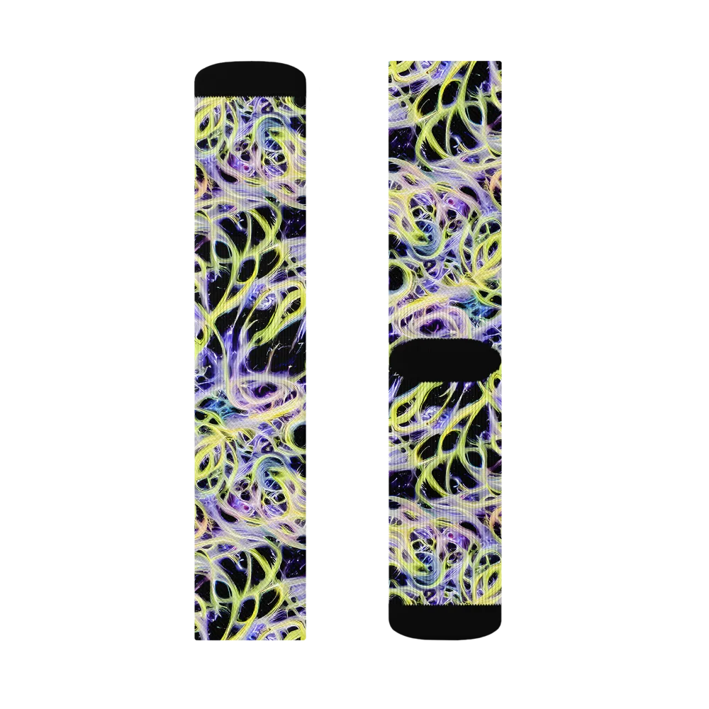 Galactic Liquefaction on Socks — Right Sock