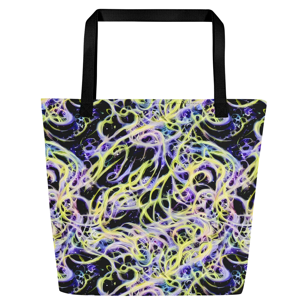 Galactic Liquefaction on Large Tote Bag W/ Pocket — Front