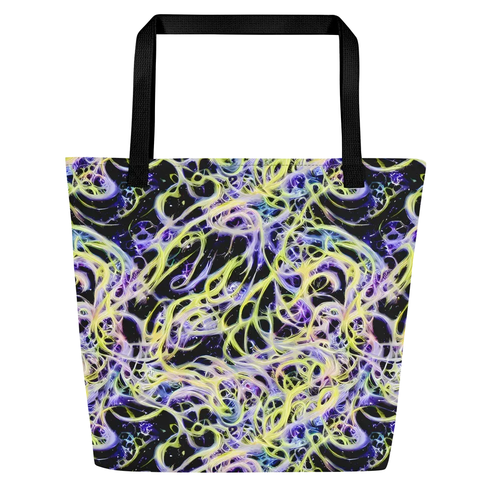 Galactic Liquefaction on Large Tote Bag W/ Pocket — Front
