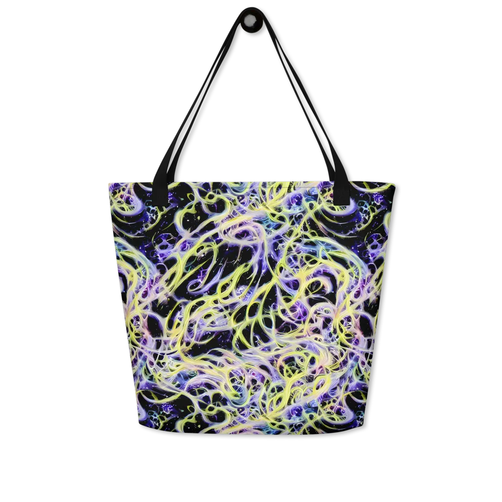 Galactic Liquefaction on Large Tote Bag W/ Pocket — Front