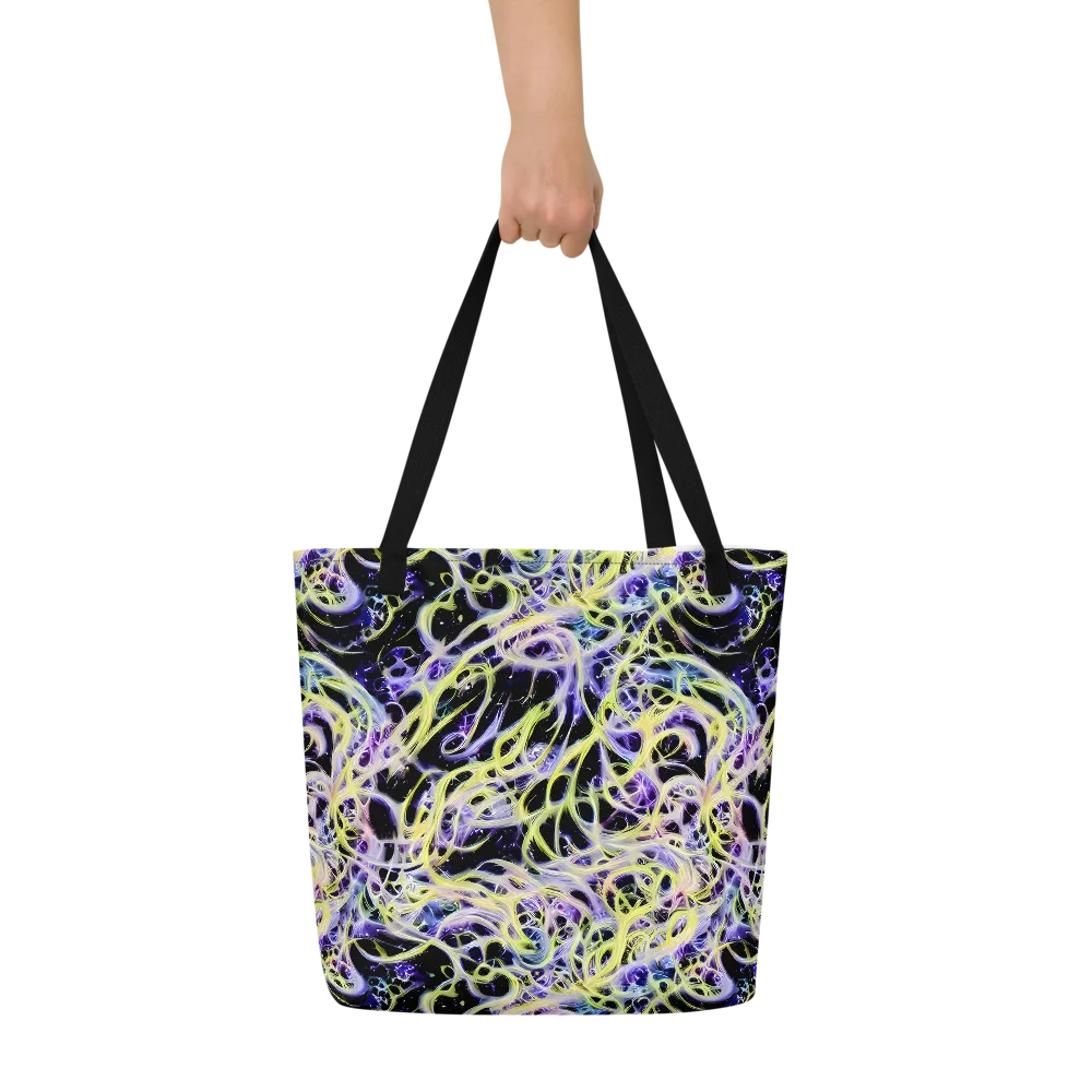 Galactic Liquefaction on Large Tote Bag W/ Pocket — Front