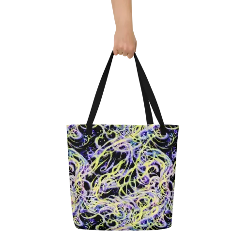 Galactic Liquefaction on a Large Tote Bag W/ Pocket