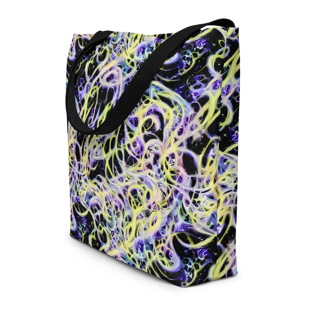 Galactic Liquefaction on Large Tote Bag W/ Pocket — Front