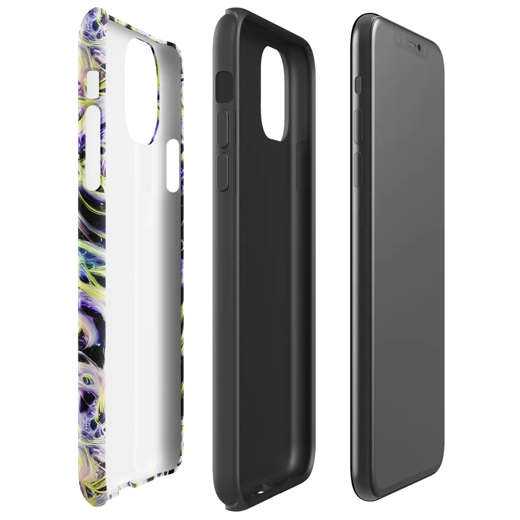 Galactic Liquefaction on Tough Case for iPhone® — Right