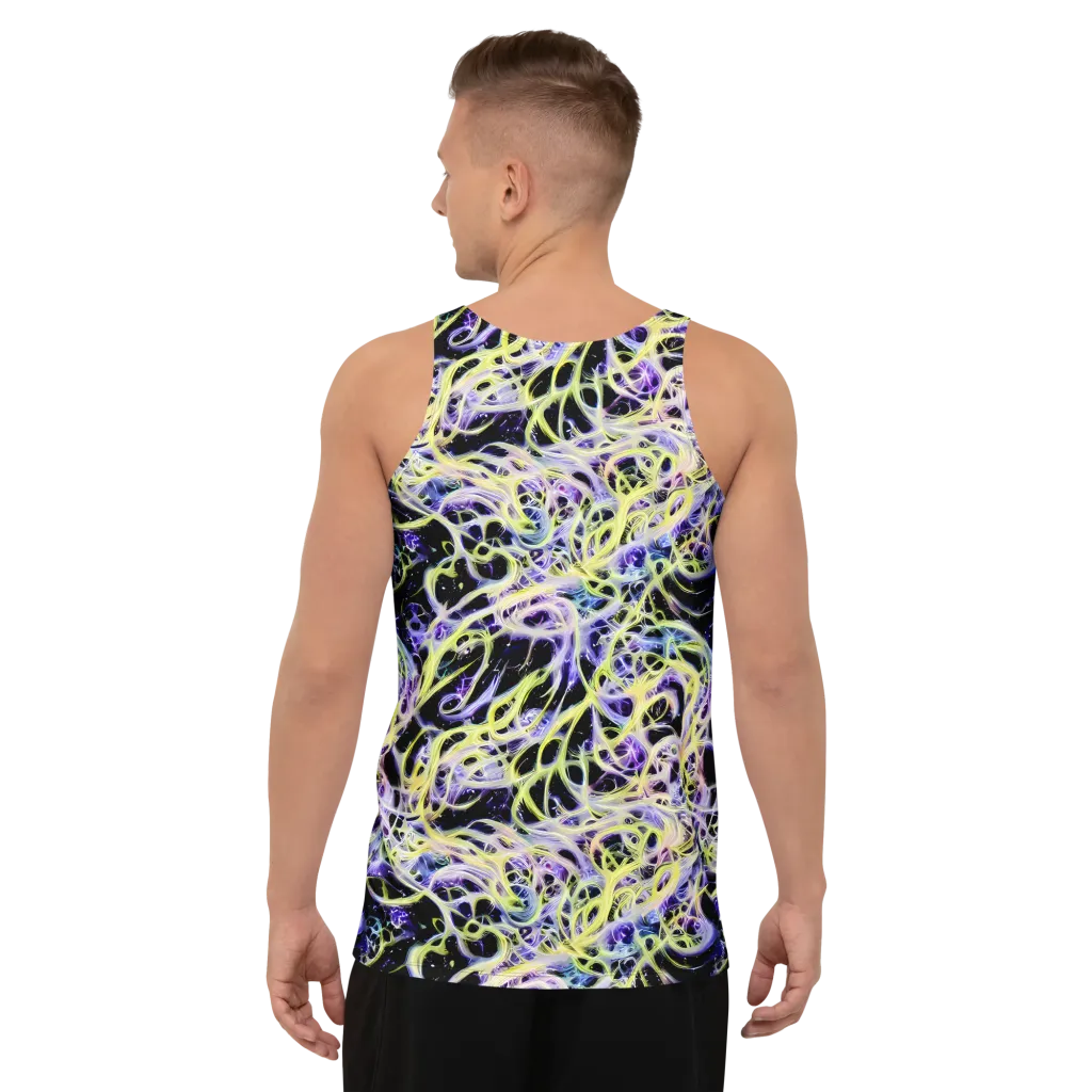 Galactic Liquefaction on Men's Tank Top — Back