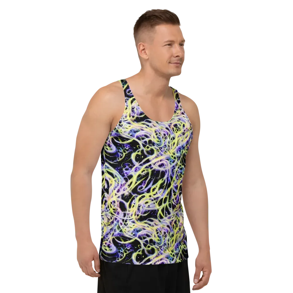 Galactic Liquefaction on Men's Tank Top — Right Front