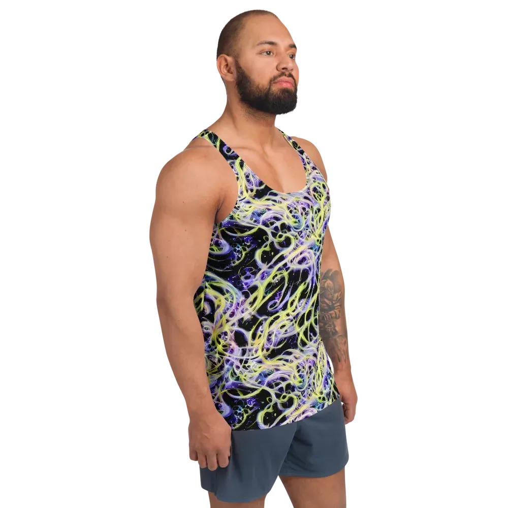 Galactic Liquefaction on Men's Tank Top — Right Front