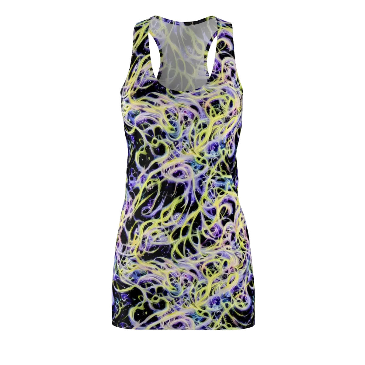 Galactic Liquefaction on Racerback Dress — Front