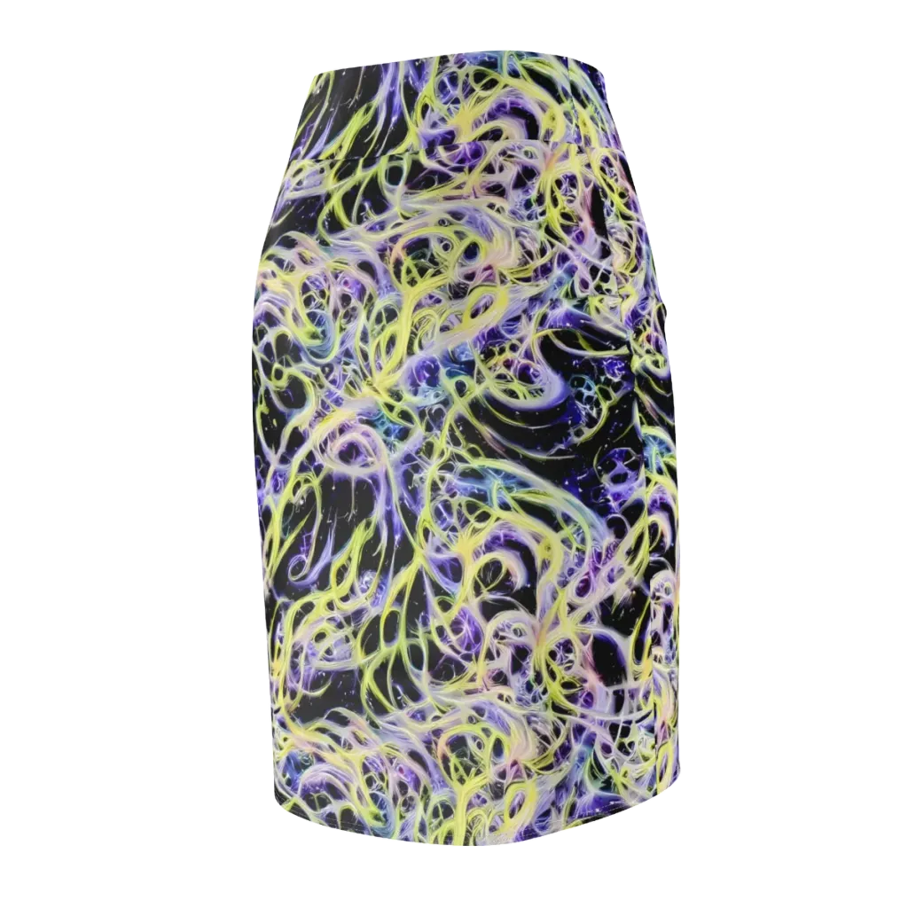 Galactic Liquefaction on Pencil Skirt — Back Side