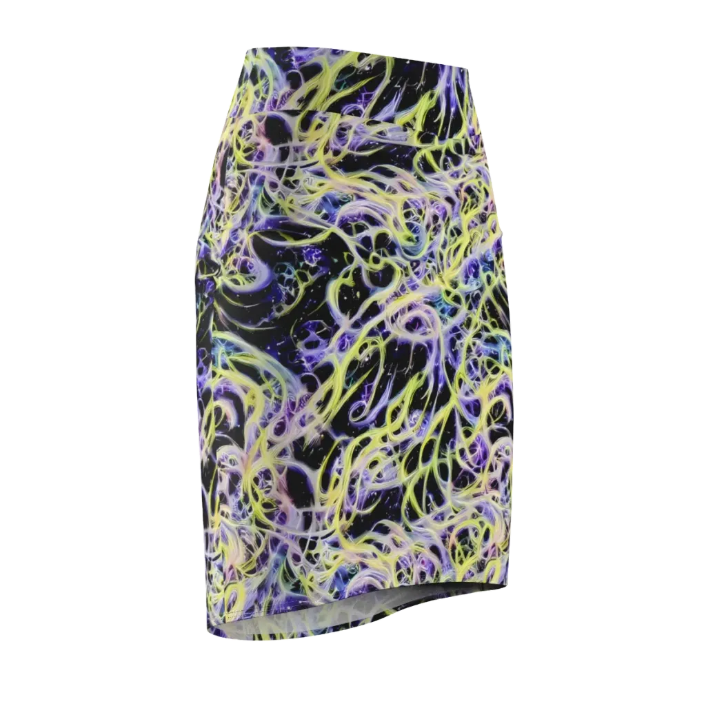 Galactic Liquefaction on Pencil Skirt — Front Side