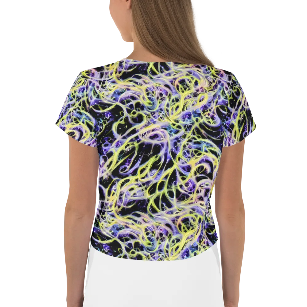 Galactic Liquefaction on Crop Tee — Back